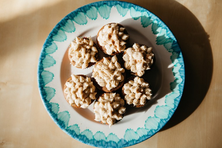 Spicy Red Velvet Cupcakes with Spiced Rum Cream Cheese&nbsp;Frosting
