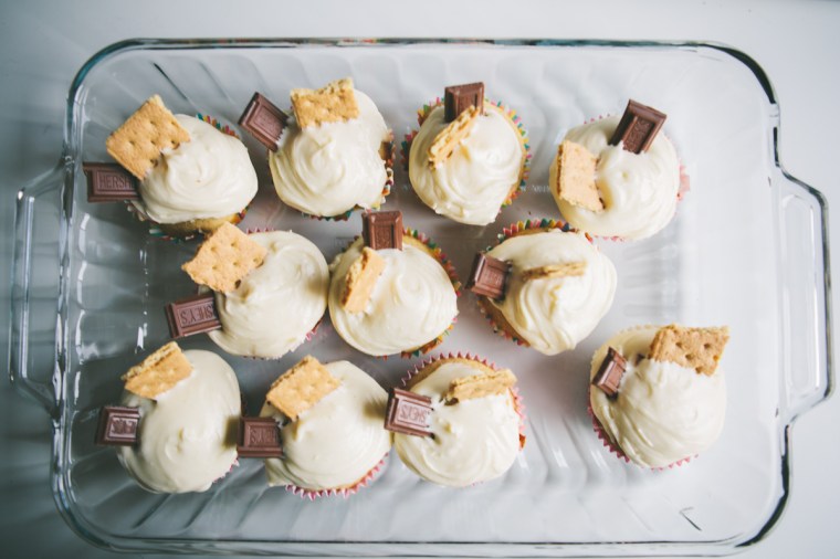 smores cupcakes