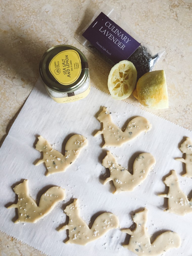 Healthy & Easy Lemon Lavender Shortbread Cookies Using the Cutest Squirrel Cookie&nbsp;Cutter