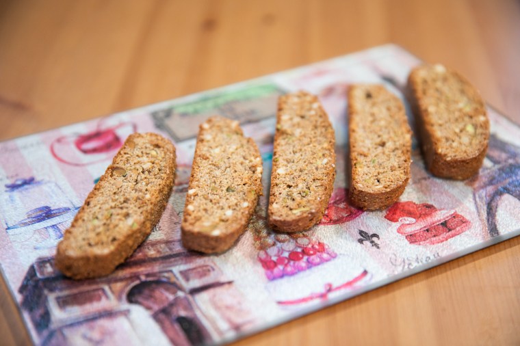 Healthy Whole Wheat & Rye Almond Pistachio&nbsp;Biscotti